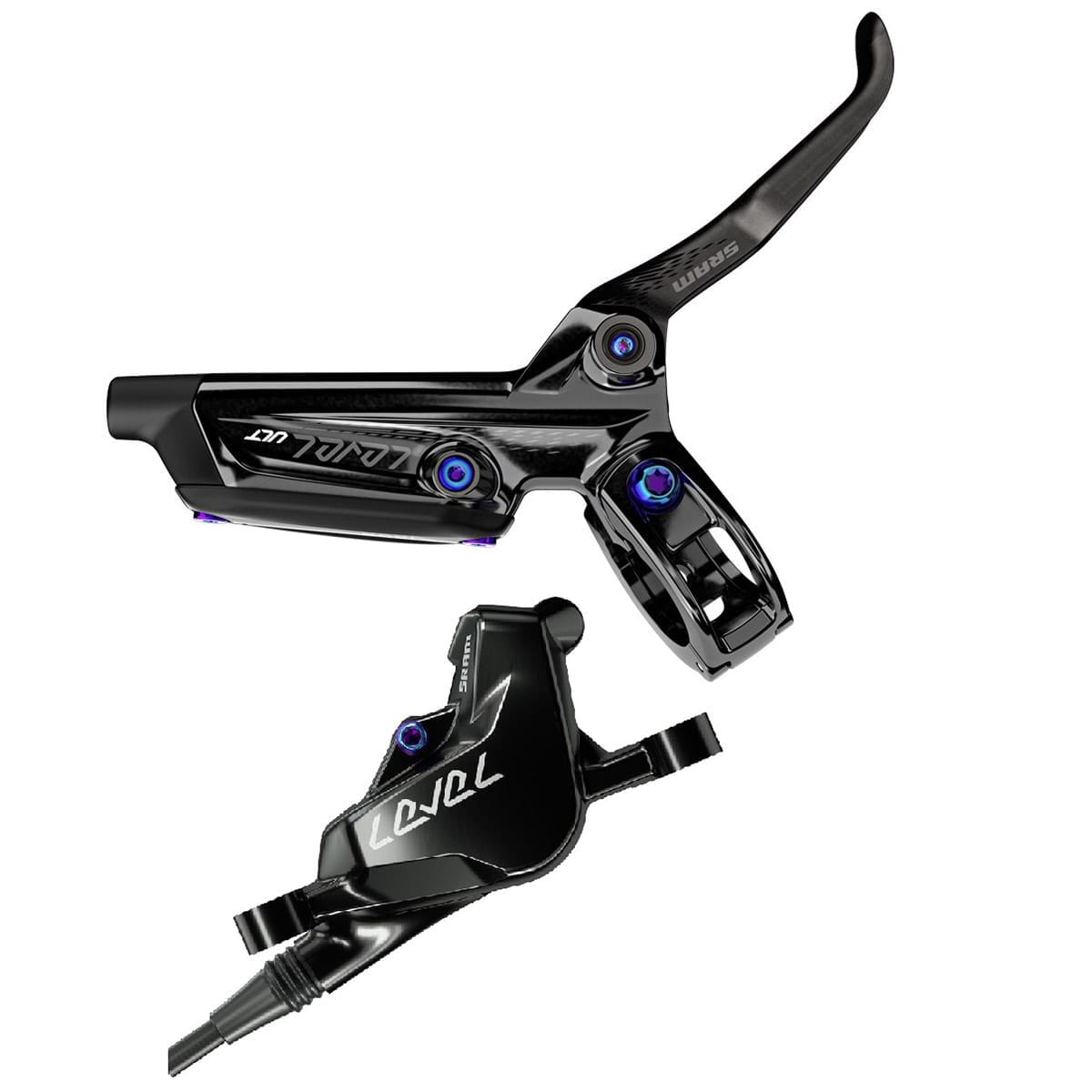 Par de Frenos SRAM LEVEL ULTIMATE Negro/Rainbow