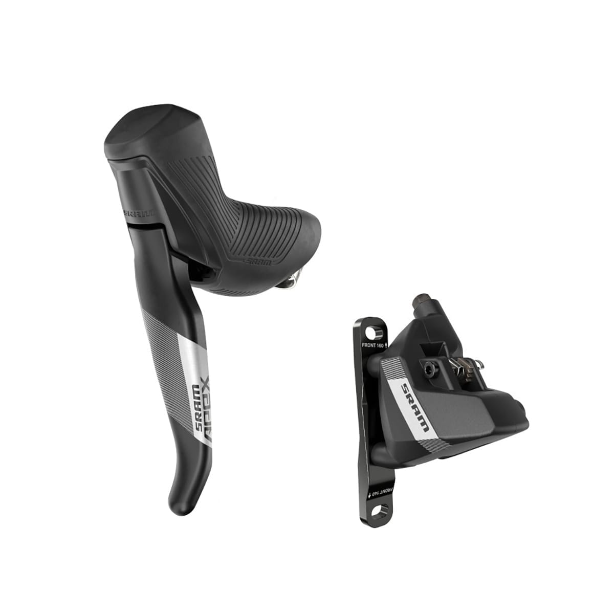 Par de manetas y pinzas SRAM APEX D1 HRD 1x12 Flat Mount Discless