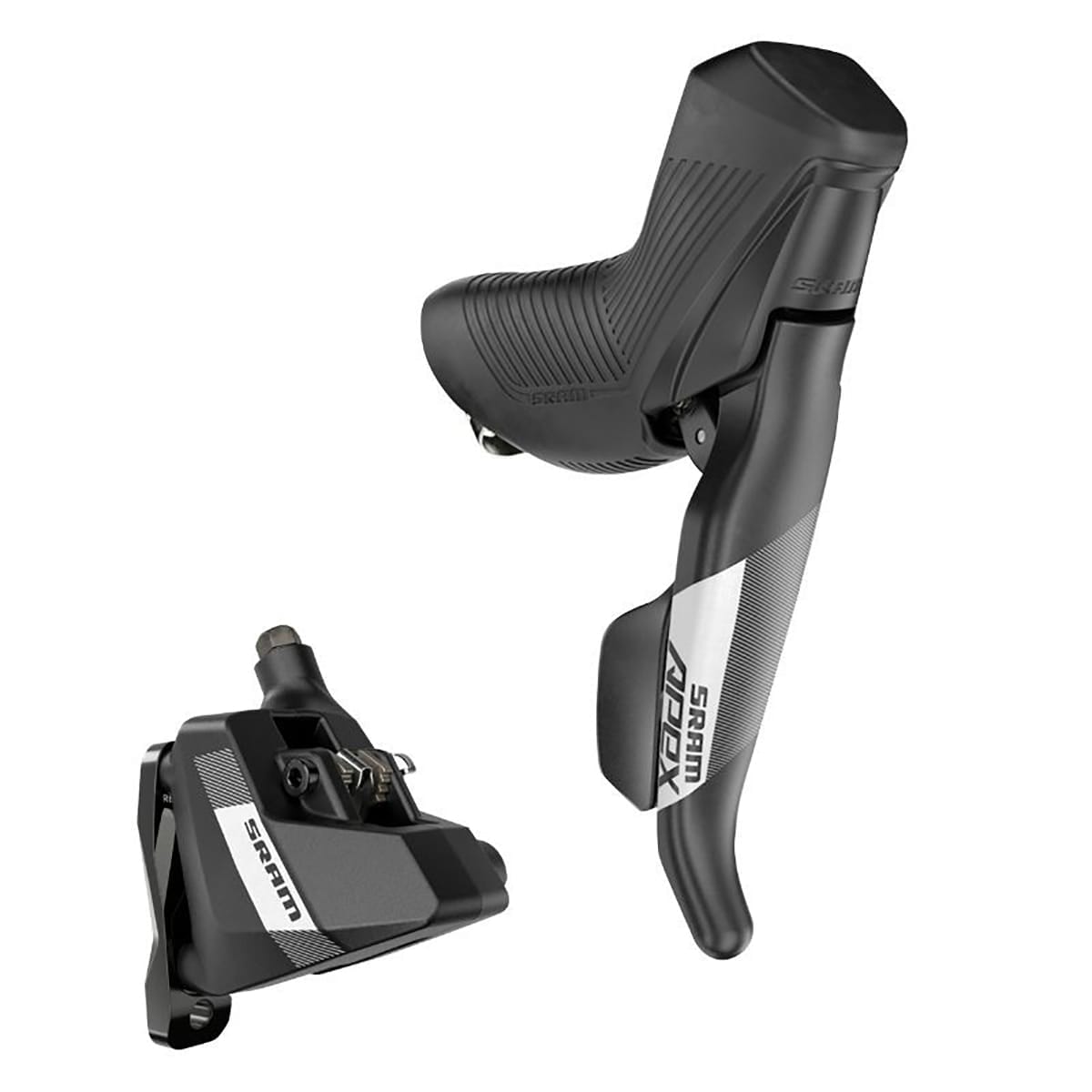 Par de manetas y pinzas SRAM APEX D1 HRD 1x12 Flat Mount Discless