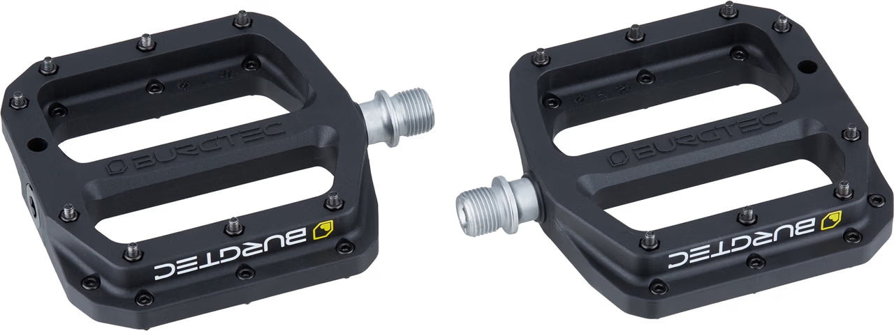 BURGTEC MK4 Pedales Planos Composite Negro