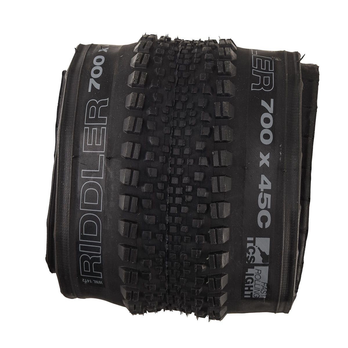 Pneu WTB RIDDLER TCS Light 700x45c Tubeless Ready Noir