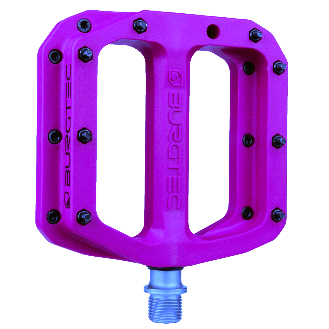 Pedales planos BURGTEC MK4 Composite Purple Rain
