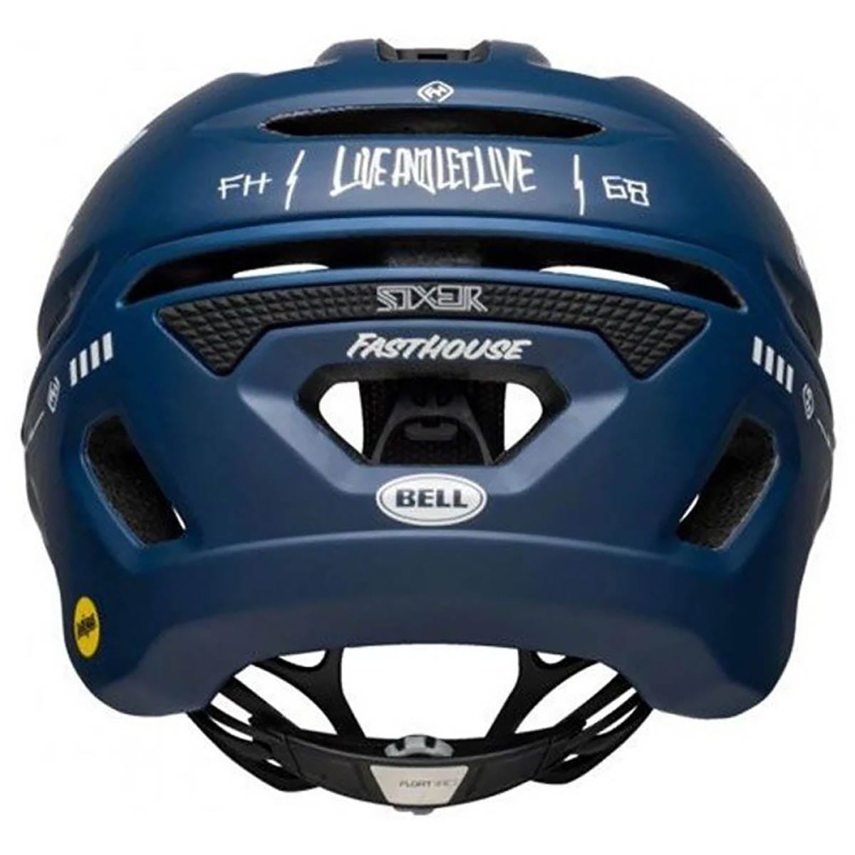 Casco MTB BELL SIXER MIPS FAST HOUSE Azul/Blanco