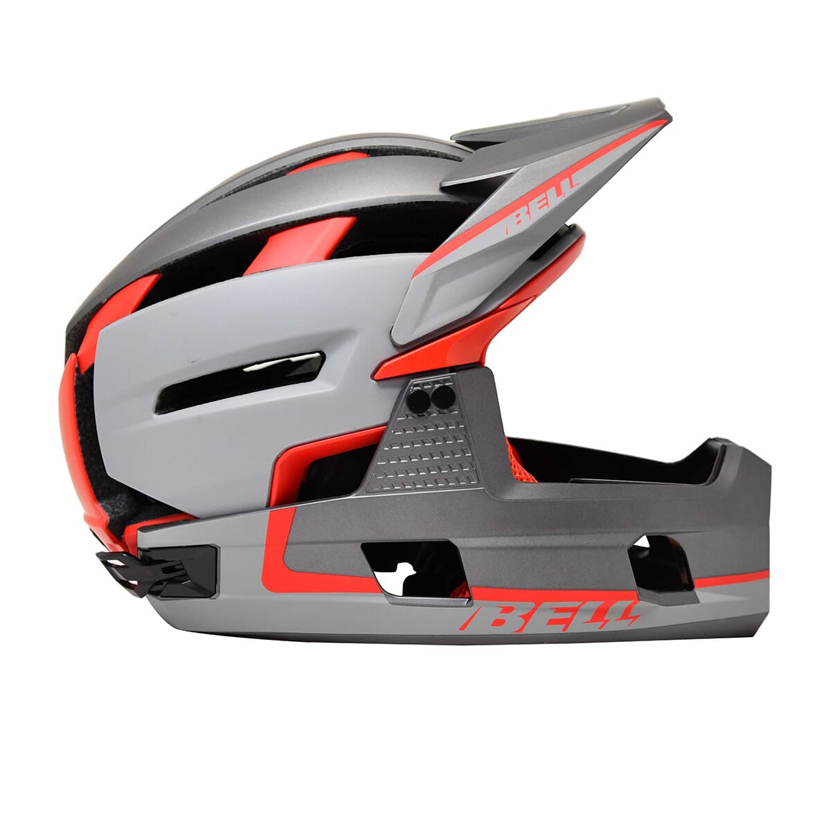 Casco MTB BELL SUPER AIR R MIPS Gris/Rojo