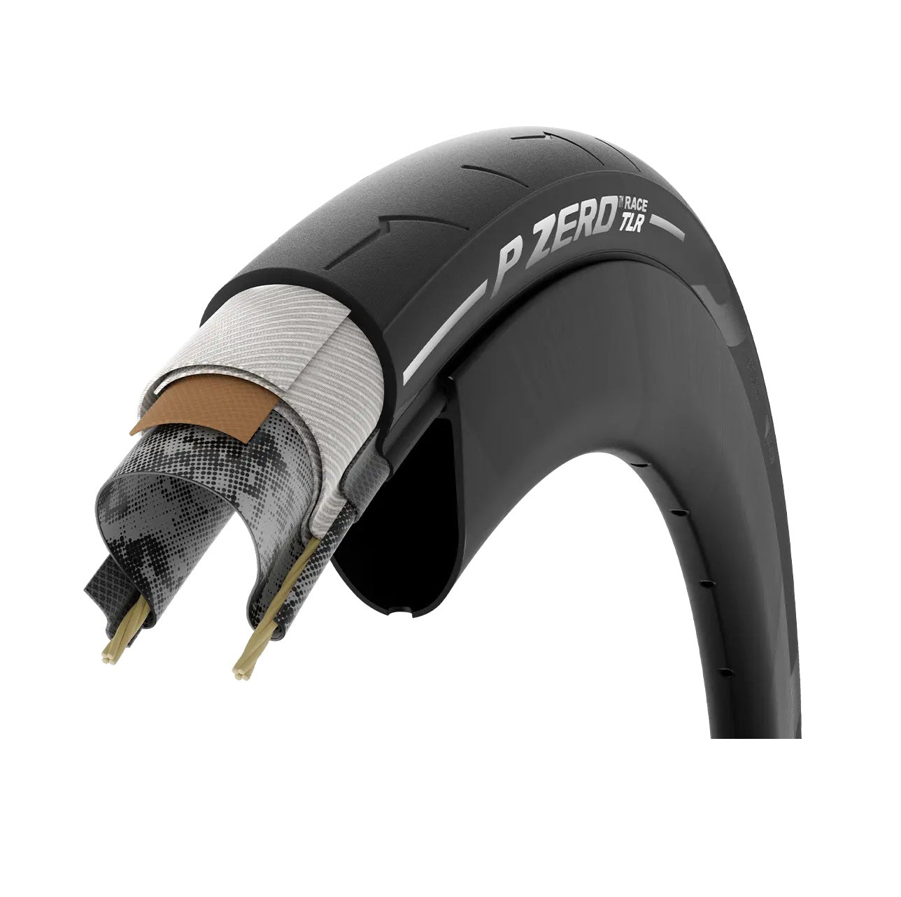 Neumático PIRELLI P ZERO RACE TLR 700c Tubeless Ready Beige