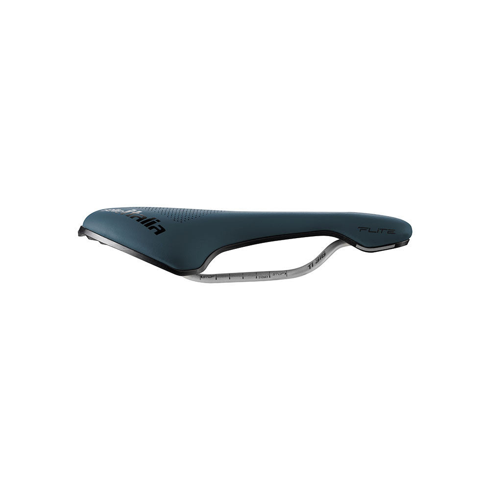 Sillín SELLE ITALIA FLITE BOOST GRAVEL SUPERFLOW L Rails TI316 Azul