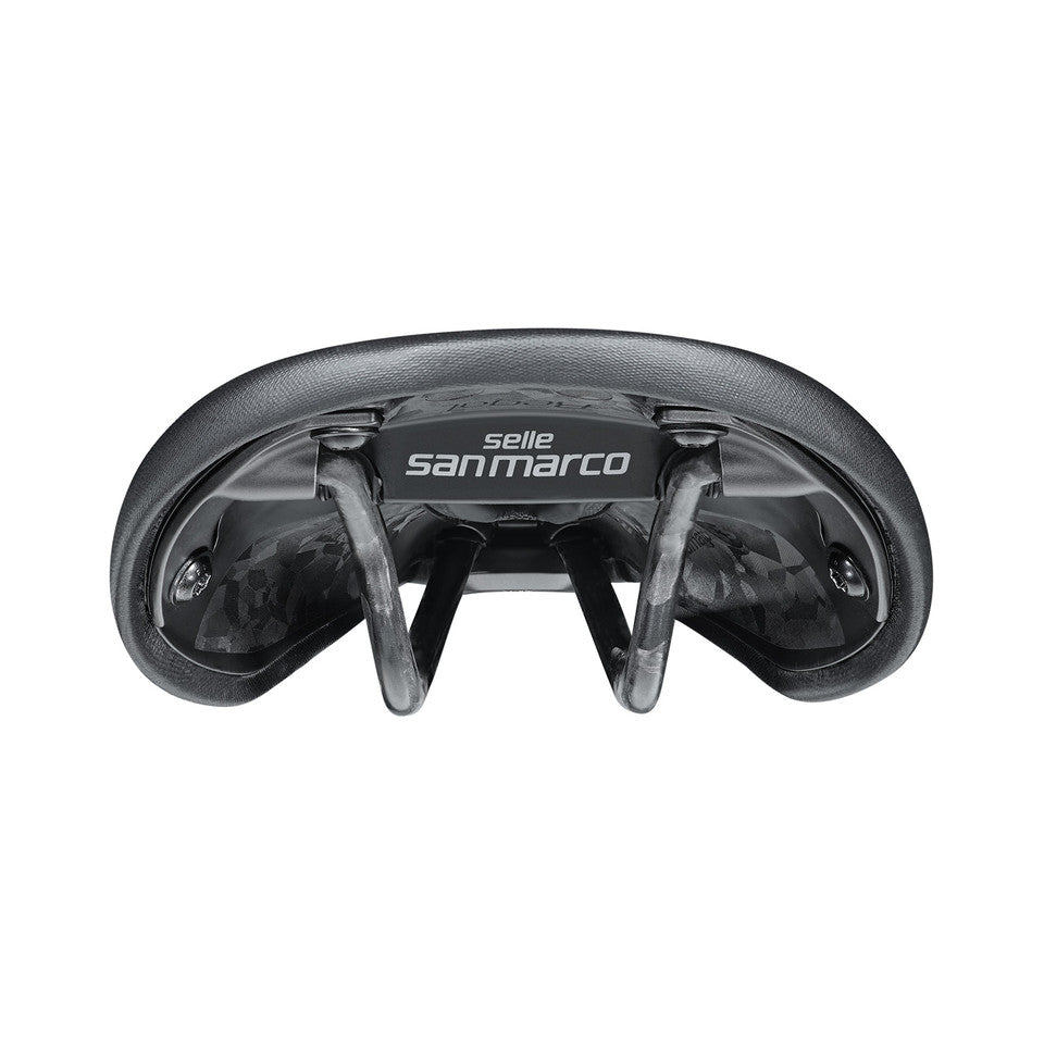 Sillín SAN MARCO REGAL SHORT OPEN-FIT CARBON FX S3 Ancho 140mm Raíles de carbono