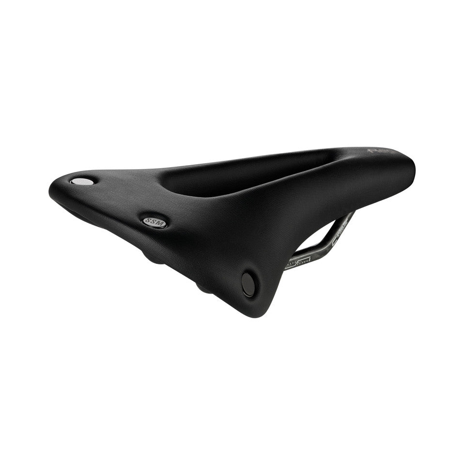 Sillín SAN MARCO REGAL SHORT OPEN-FIT CARBON FX S3 Ancho 140mm Raíles de carbono