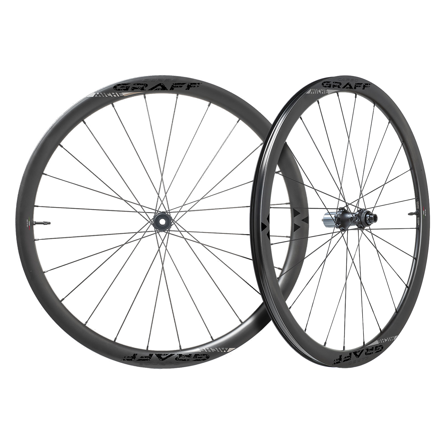 Par de ruedas MICHE CARBO GRAFF EVO DISC Tubeless Ready (Center Lock)