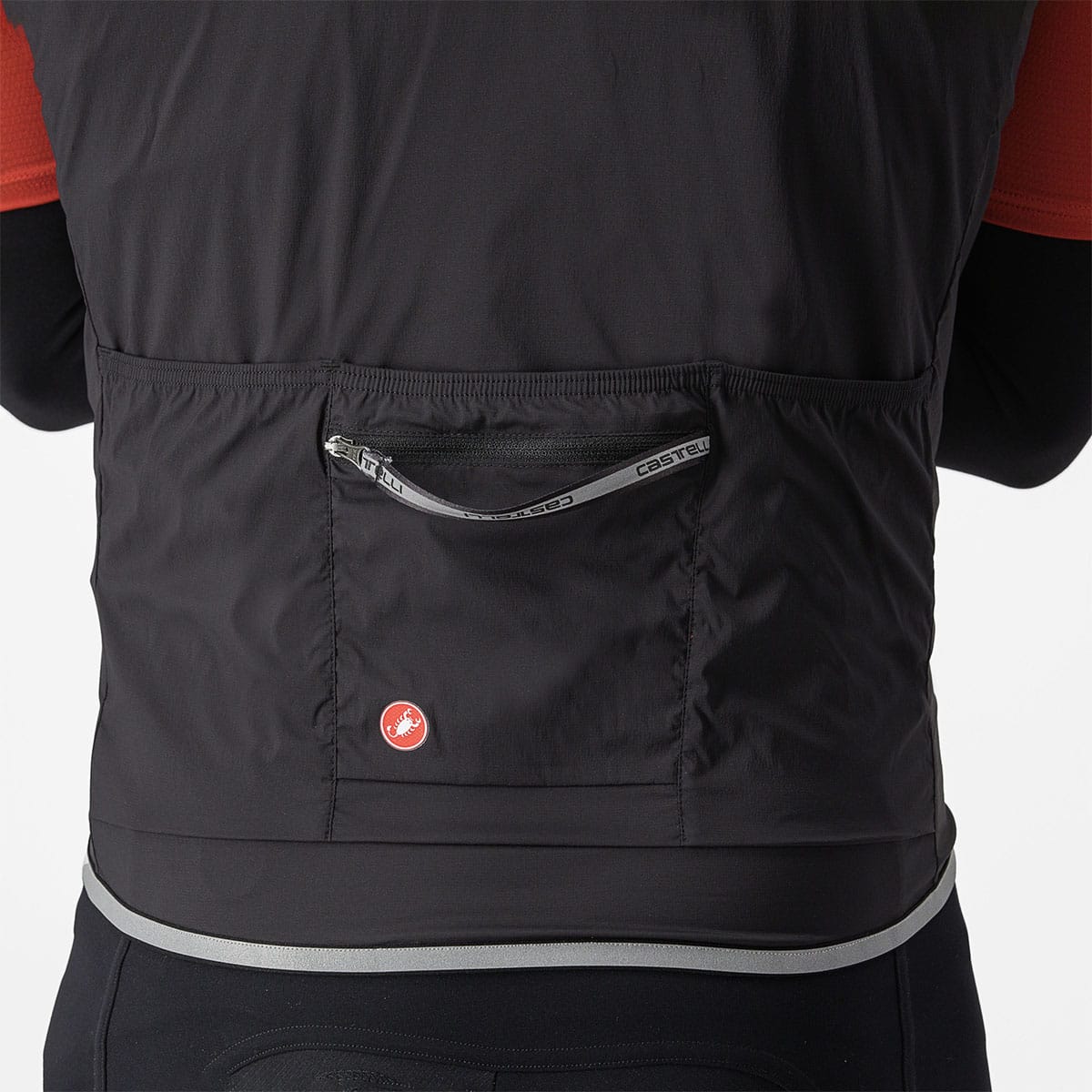 CASTELLI FLY Chaqueta sin mangas Negro