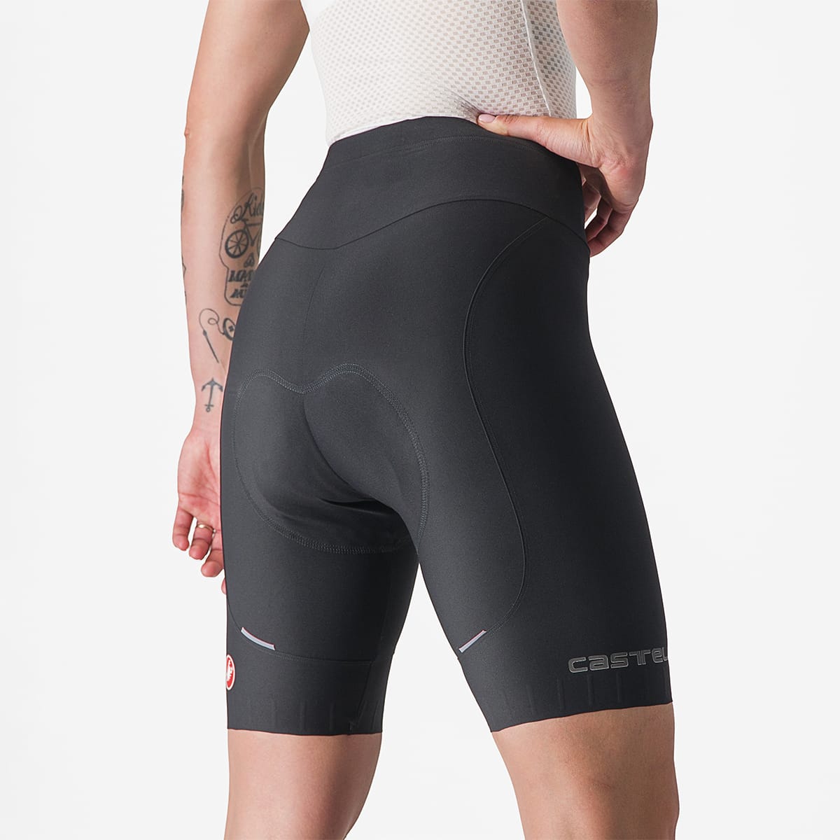 Pantalón Corto CASTELLI ESPRESSO Mujer, Negro
