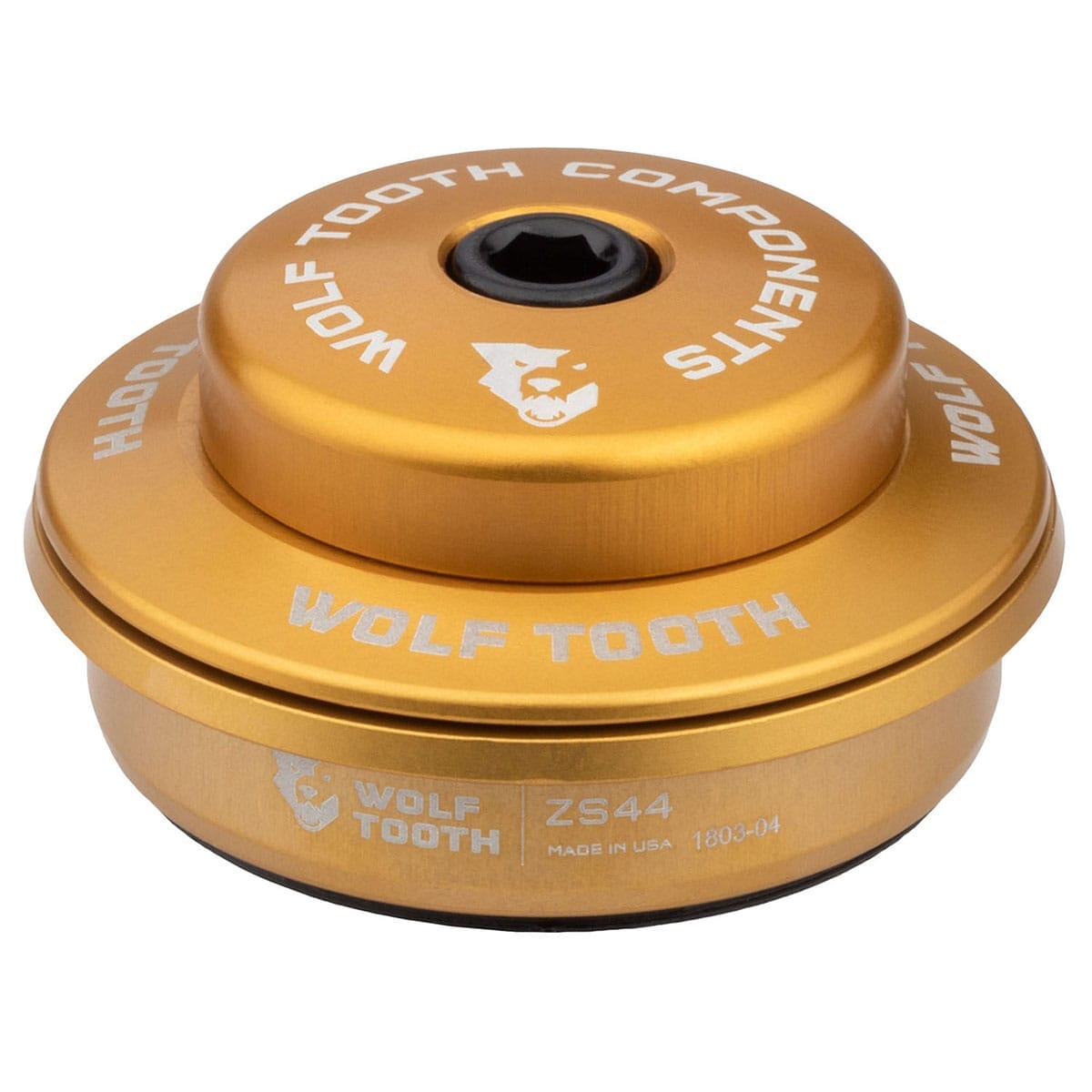 Copa Alta para Auriculares Semi-Integrados WOLF TOOTH 1"1/8 ZS44 Stack 6 mm Oro