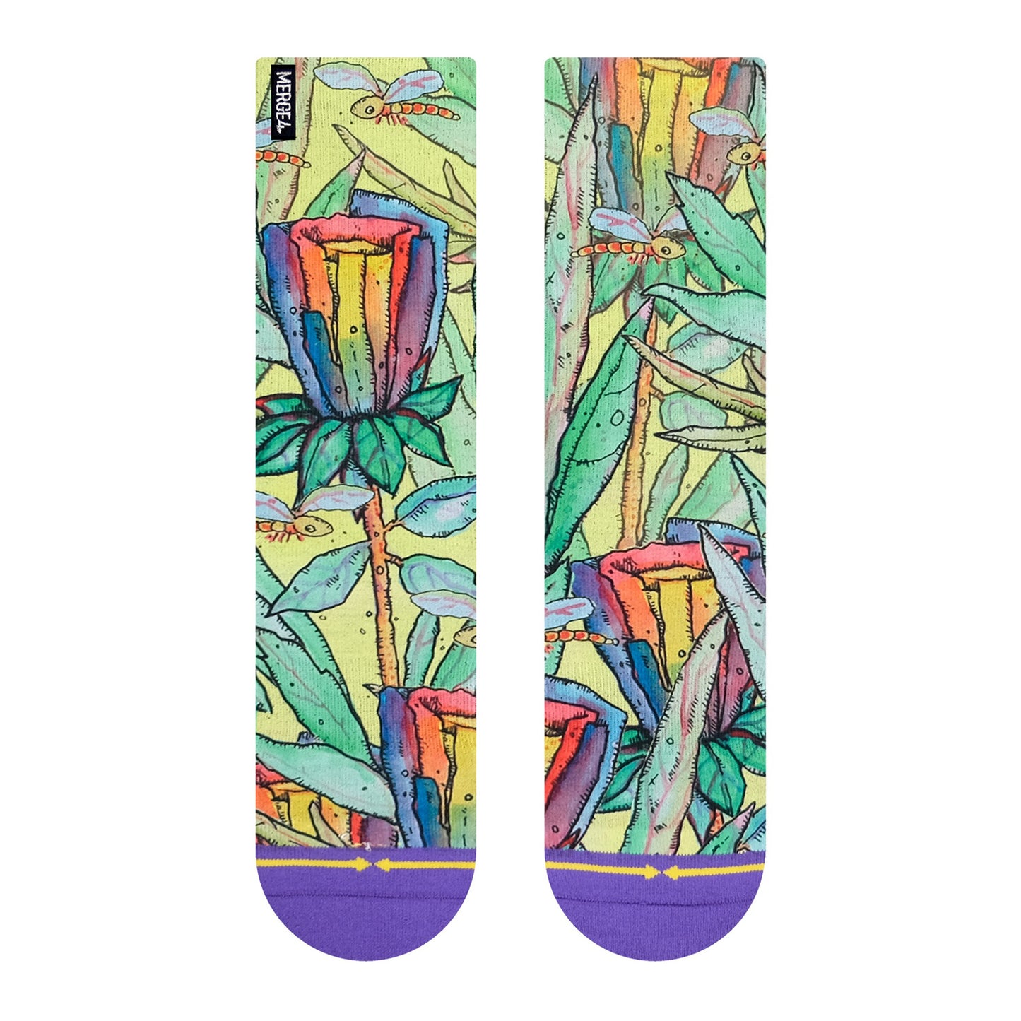 Calcetines MERGE4 OTIS RAINBOW FLOWER