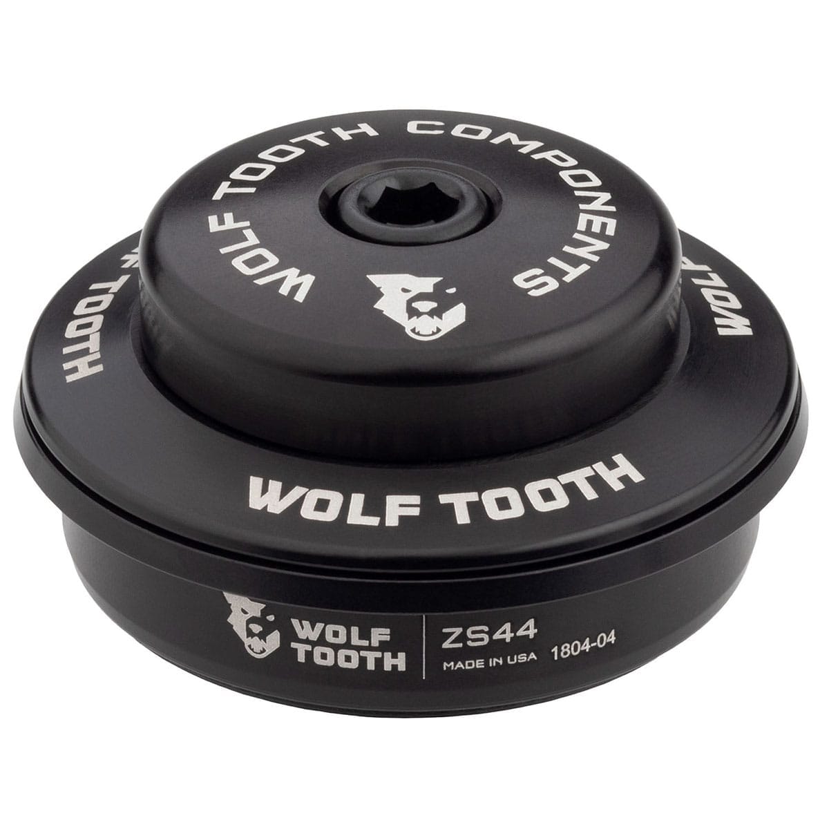 Cuvette Haute pour Jeu de Direction Semi-Intégré WOLF TOOTH PREMIUM 1"1/8 ZS44 Stack 6 mm Noir