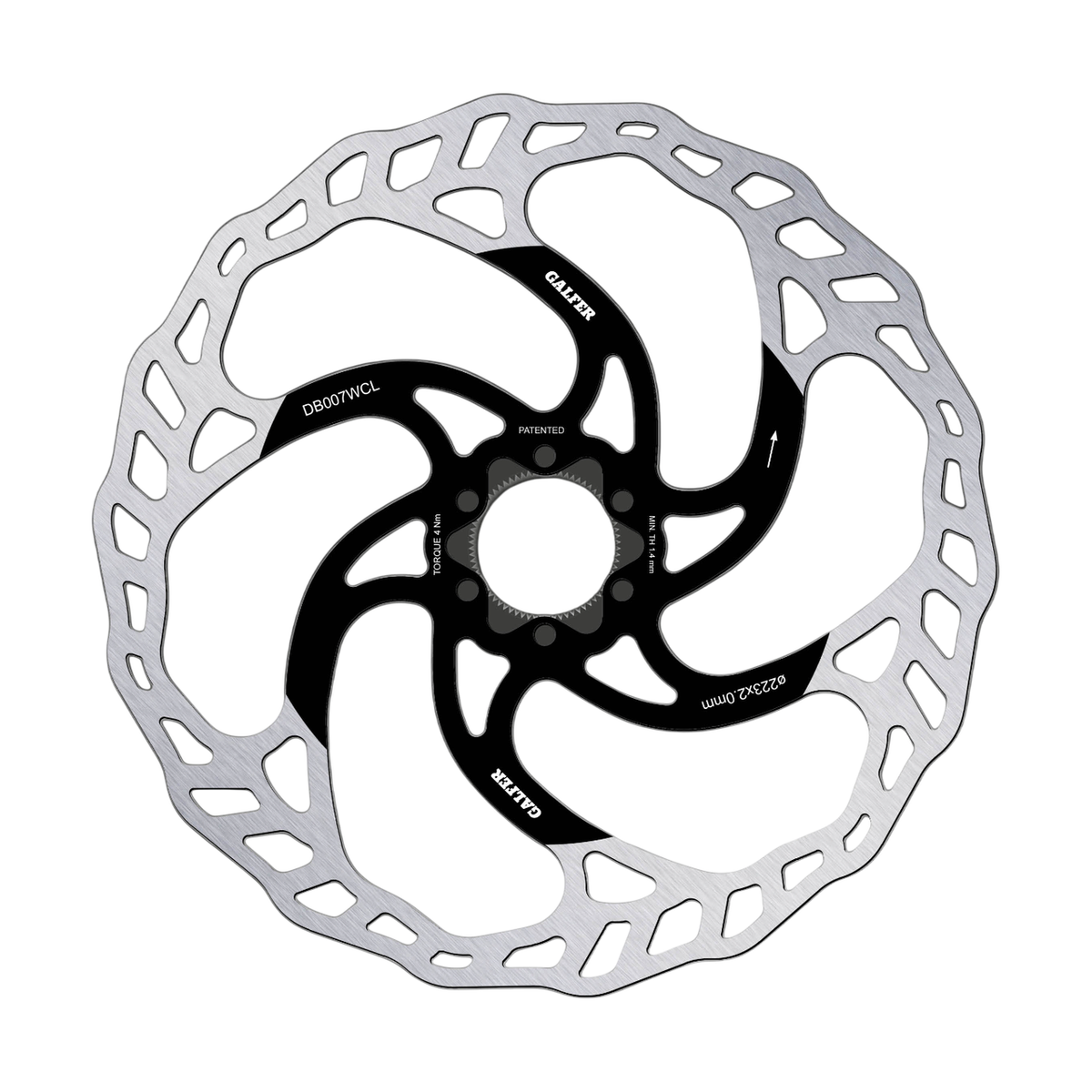 Disco GALFER WAVE 2mm CENTER LOCK