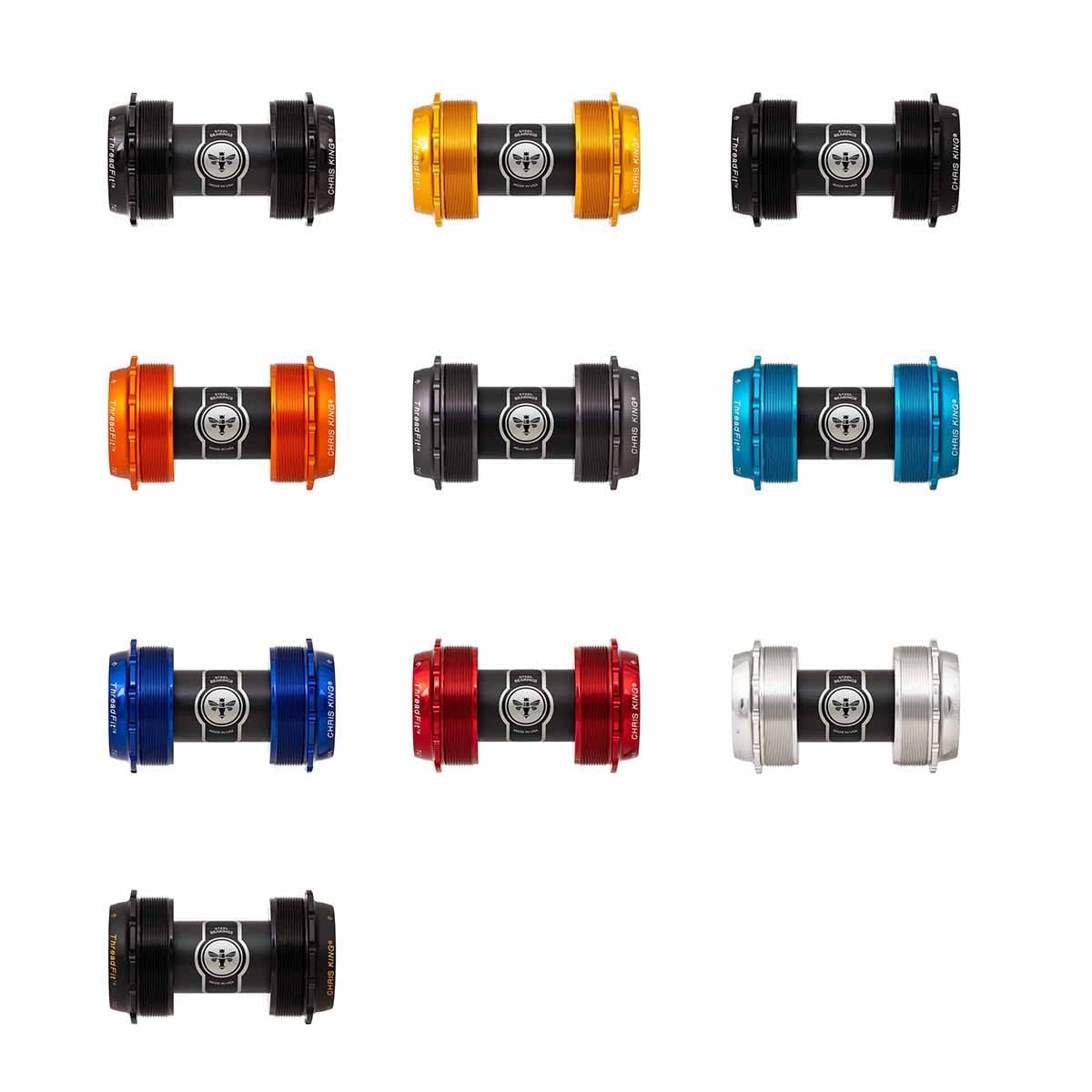 Boîtier de Pédalier CHRIS KING ThreadFit T47 24x 68/73mm Céramique Noir