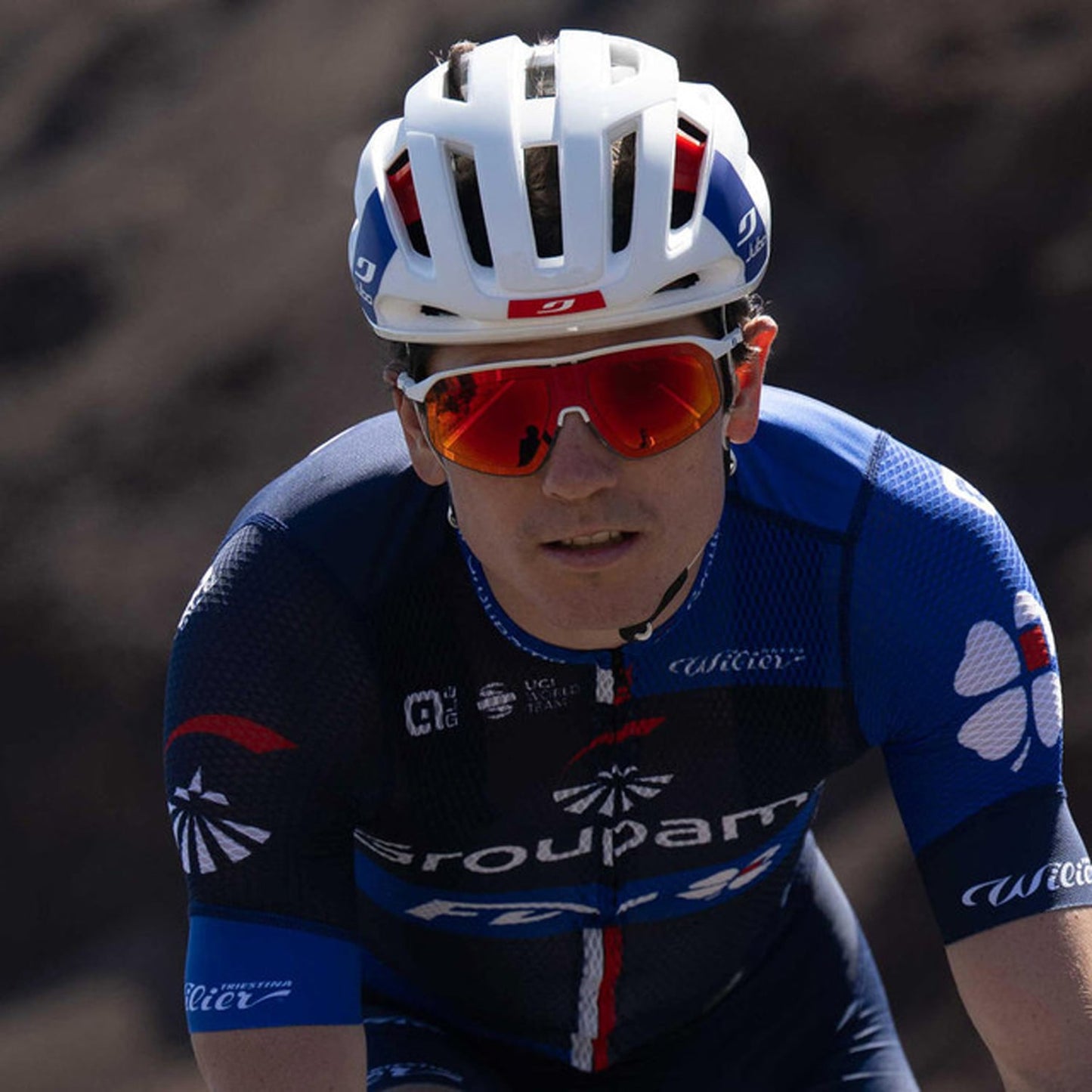 Casco de carretera JULBO FINISHER EVO FDJ Blanco