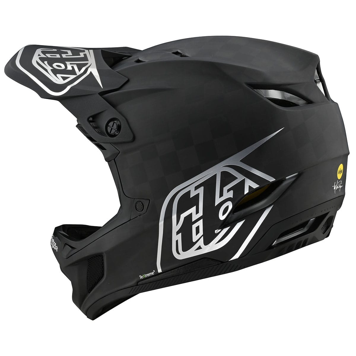 Casco MTB TROY LEE DESIGNS D4 CARBON MIPS Negro/Plata
