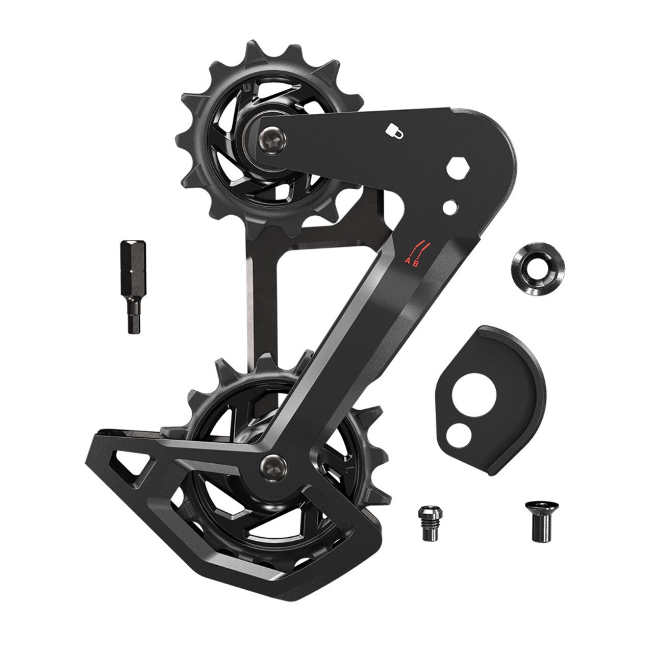 SRAM XO/XX/XX-SL T-TYPE EAGLE AXS Jaula de cambio y ruedas