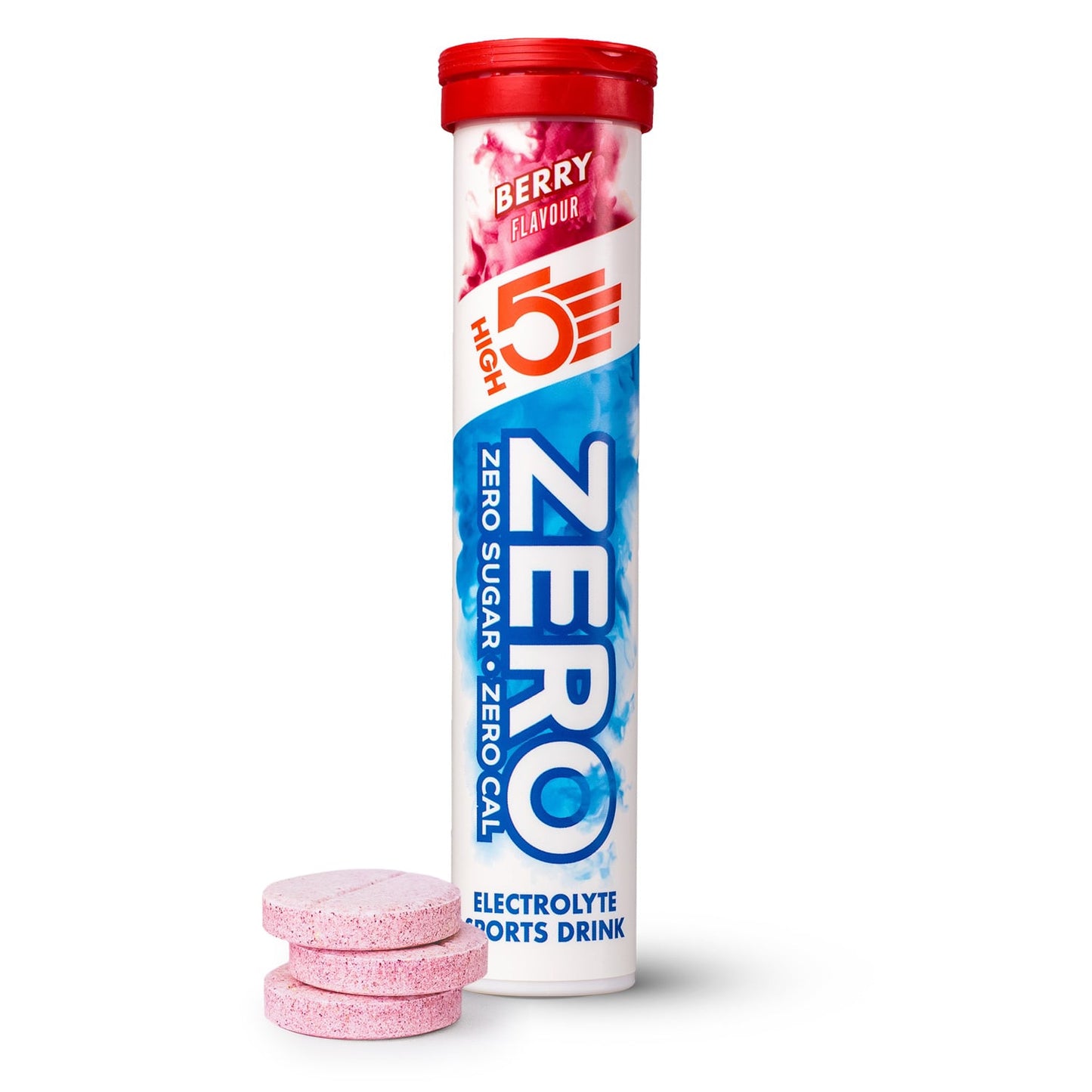 Tabletas de Hidratación con Electrolitos High5 ZERO (x20) Frutas Rojo