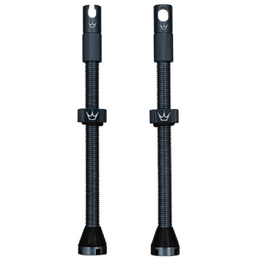 PEATY'S x Chris King MK2 Presta 80 mm Válvulas Tubeless (x2) Gris