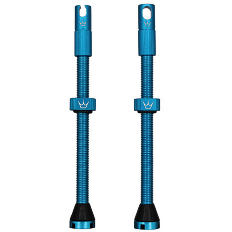 PEATY'S x Chris King MK2 Presta 80 mm Válvulas Tubeless (x2) Turquesa