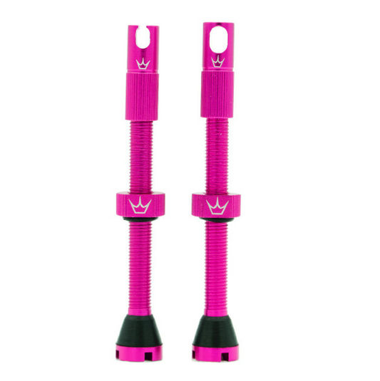 PEATY'S x Chris King MK2 Presta 80 mm Válvulas Tubeless (x2) Rosa