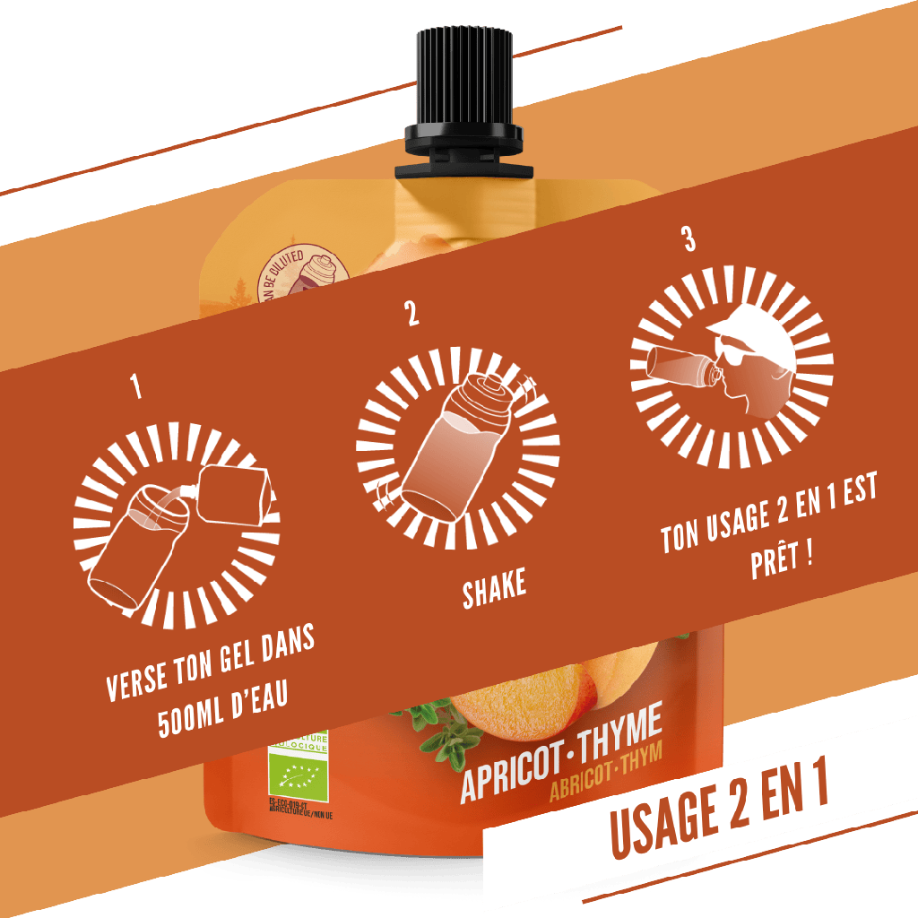 BAOUW Gel Energizante Orgánico Albaricoque-Timo (85g)