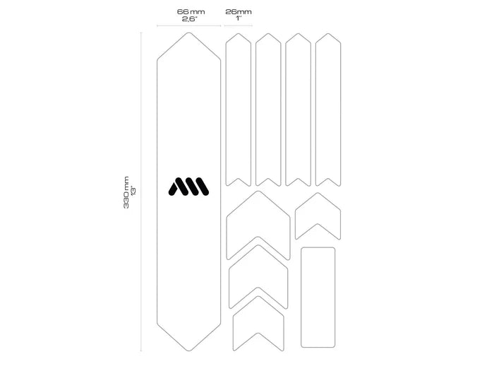 Protector adhesivo para cuadro ALL MOUNTAIN STYLE EXTRA transparente