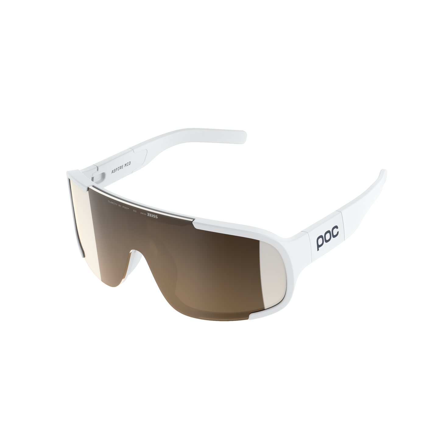 Gafas POC ASPIRE Black Clarity Trail/Lente Plateada Parcialmente Soleada