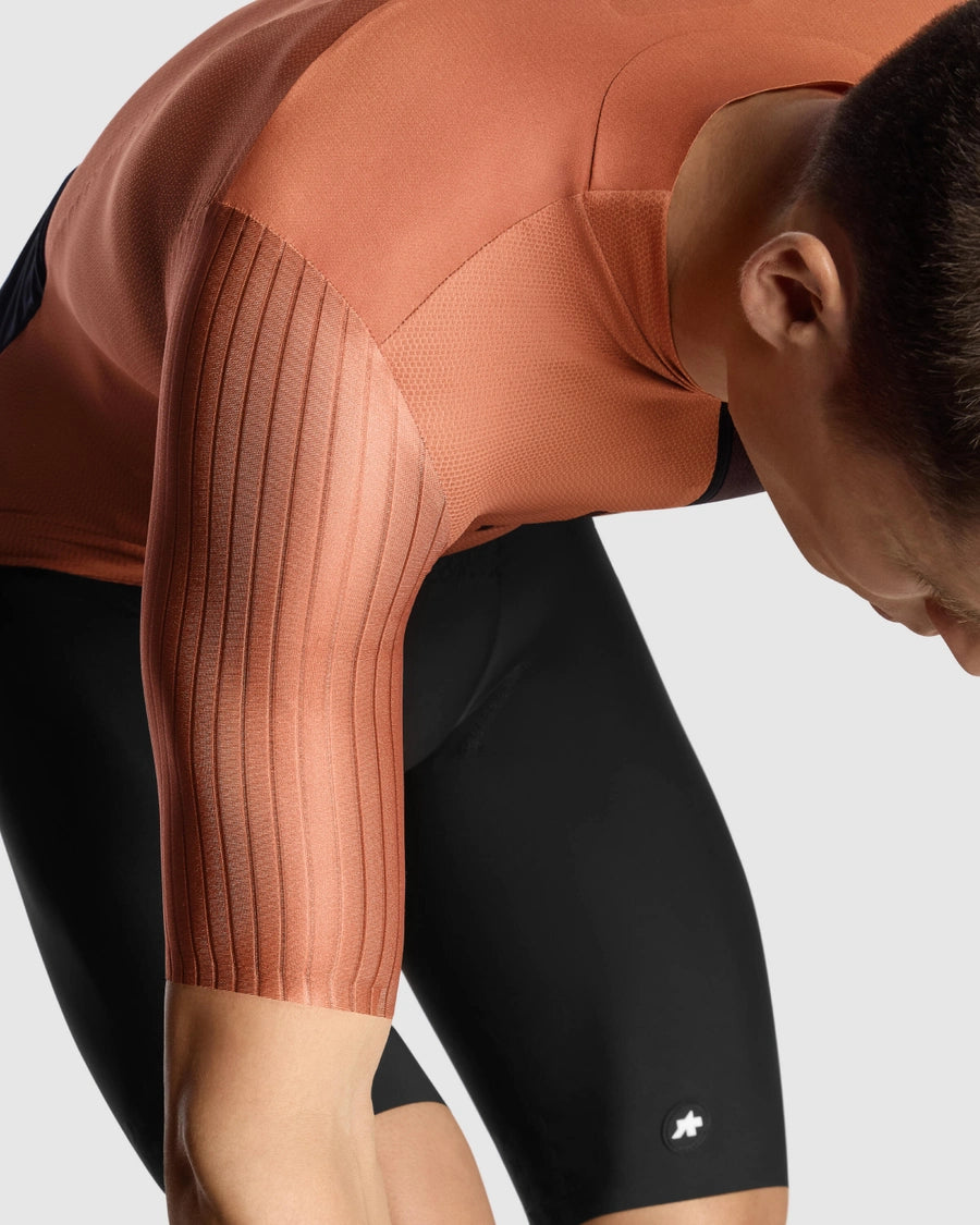 Maillot ASSOS EQUIPE RS S11 Marrón Manga Corta