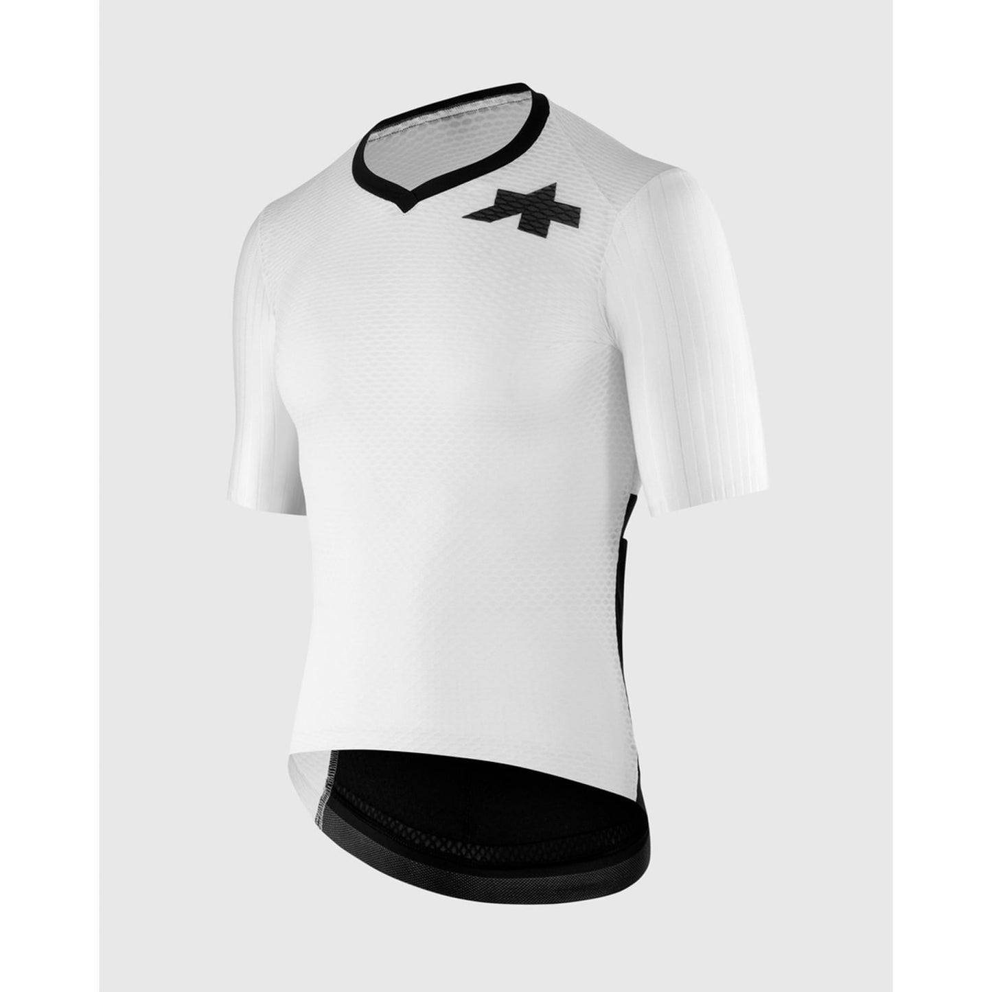 Maillot ASSOS EQUIPE RSR S11 Manga Corta Blanco