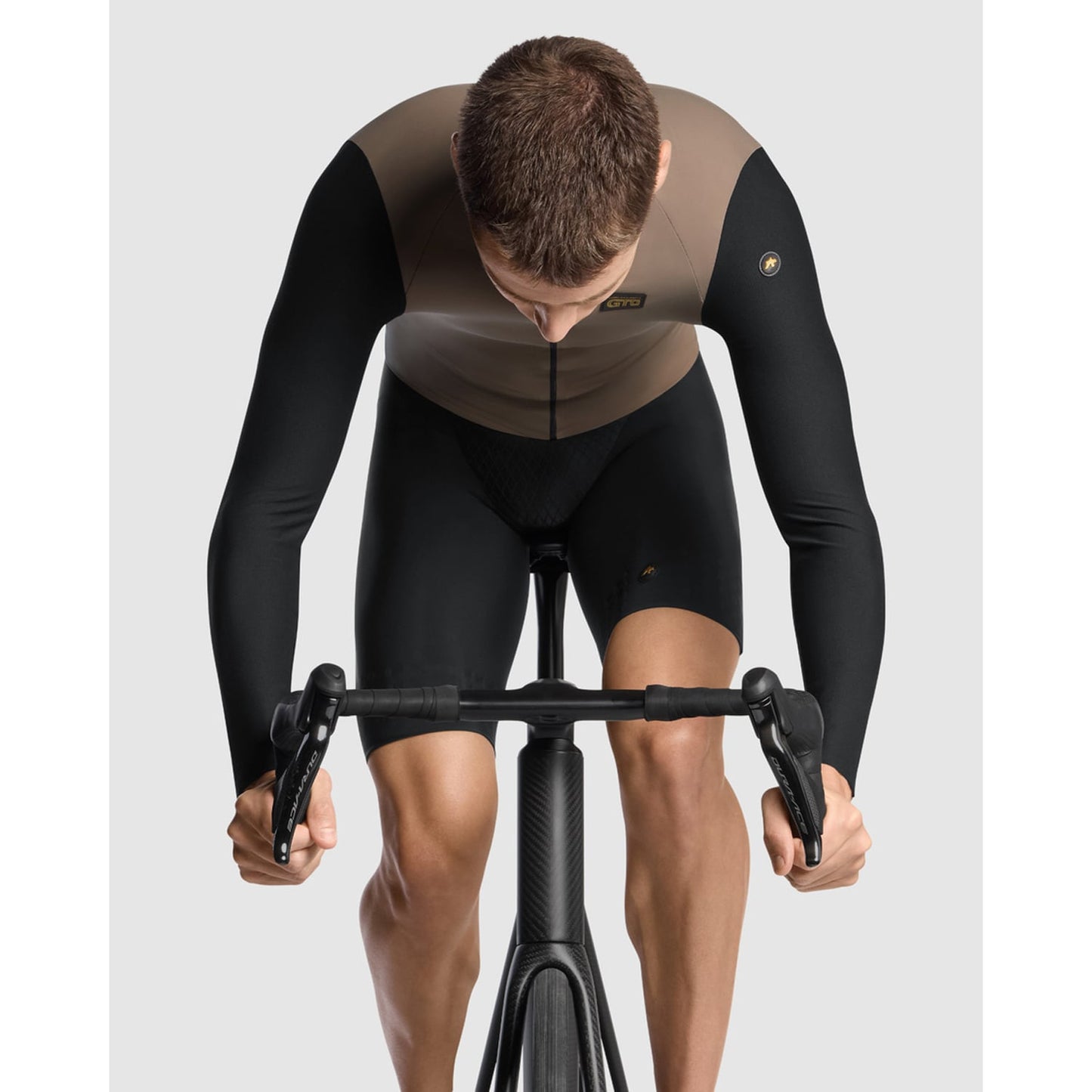 Maillot ASSOS MILLE GTO C2 Marrón Manga Larga