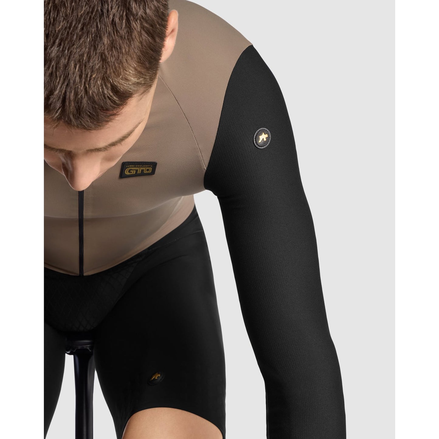 Maillot ASSOS MILLE GTO C2 Marrón Manga Larga