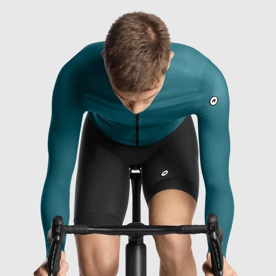 Maillot ASSOS MILLE GT Manga Larga S11 Foundation Verde