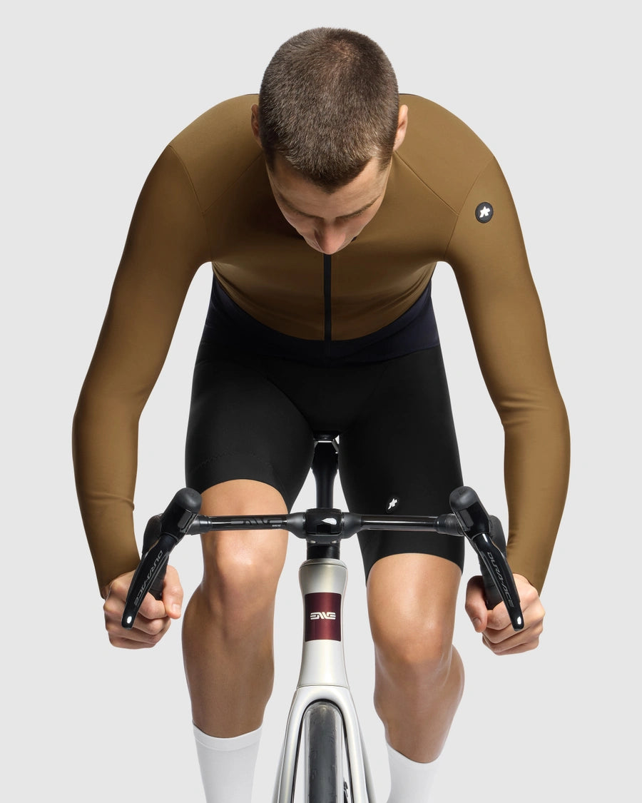 Maillot ASSOS EQUIPE R SPRING FALL S11 Mangas Largas Jupiter Gold