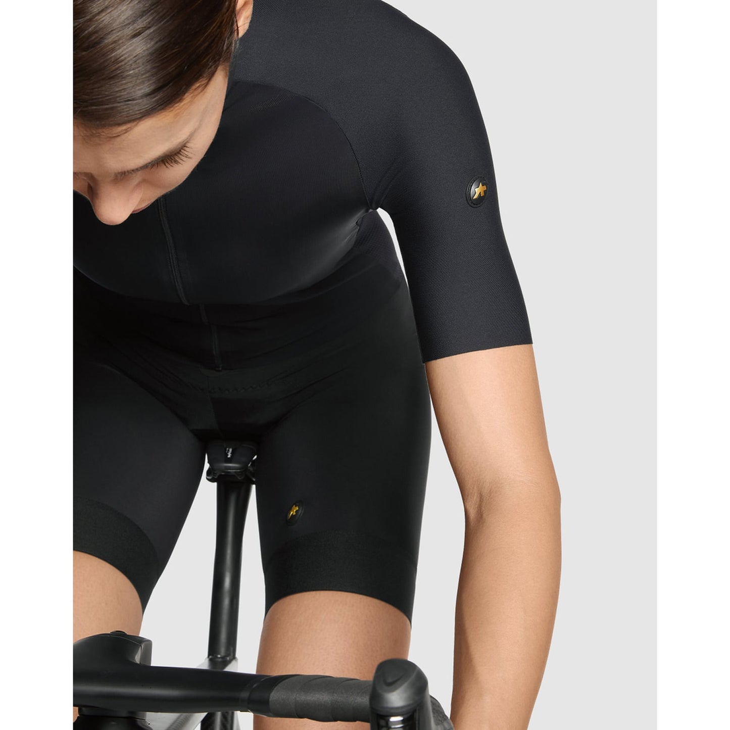 Maillot ASSOS UMA GTV C2 Mujer manga corta Negro