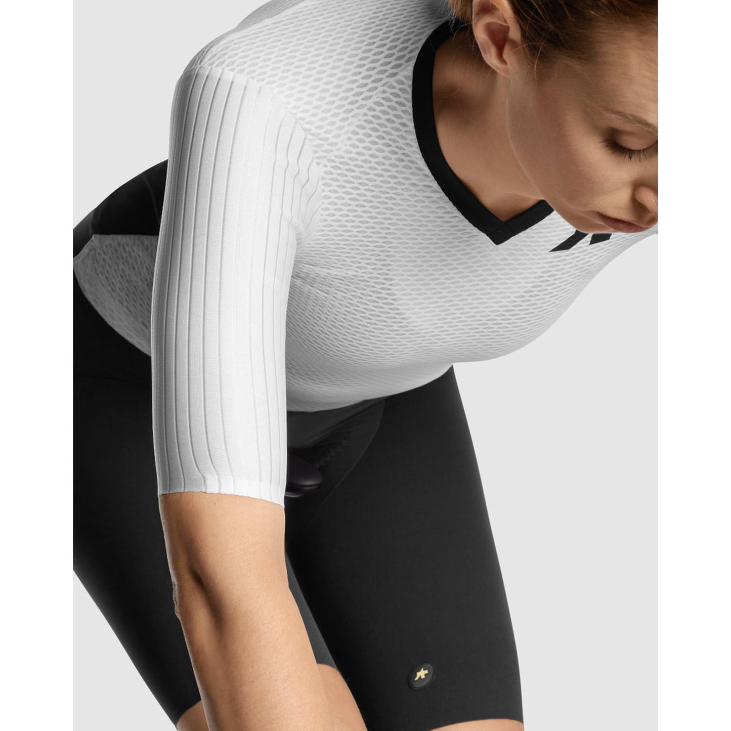 Maillot ASSOS DYORA RSV S11 Mujer Manga Corta Blanco
