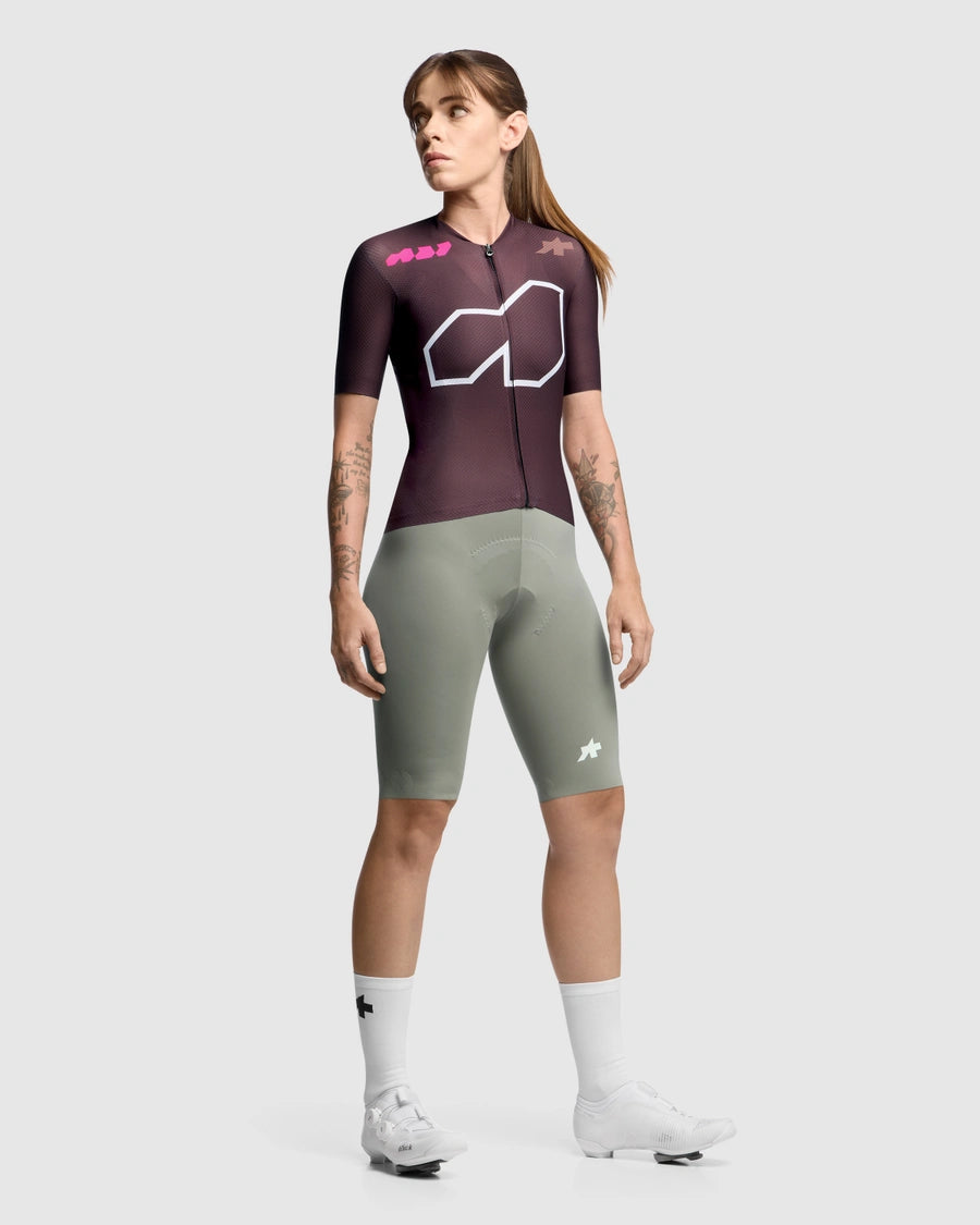 Maillot ASSOS DYORA R S11 Mujer manga larga Rojo