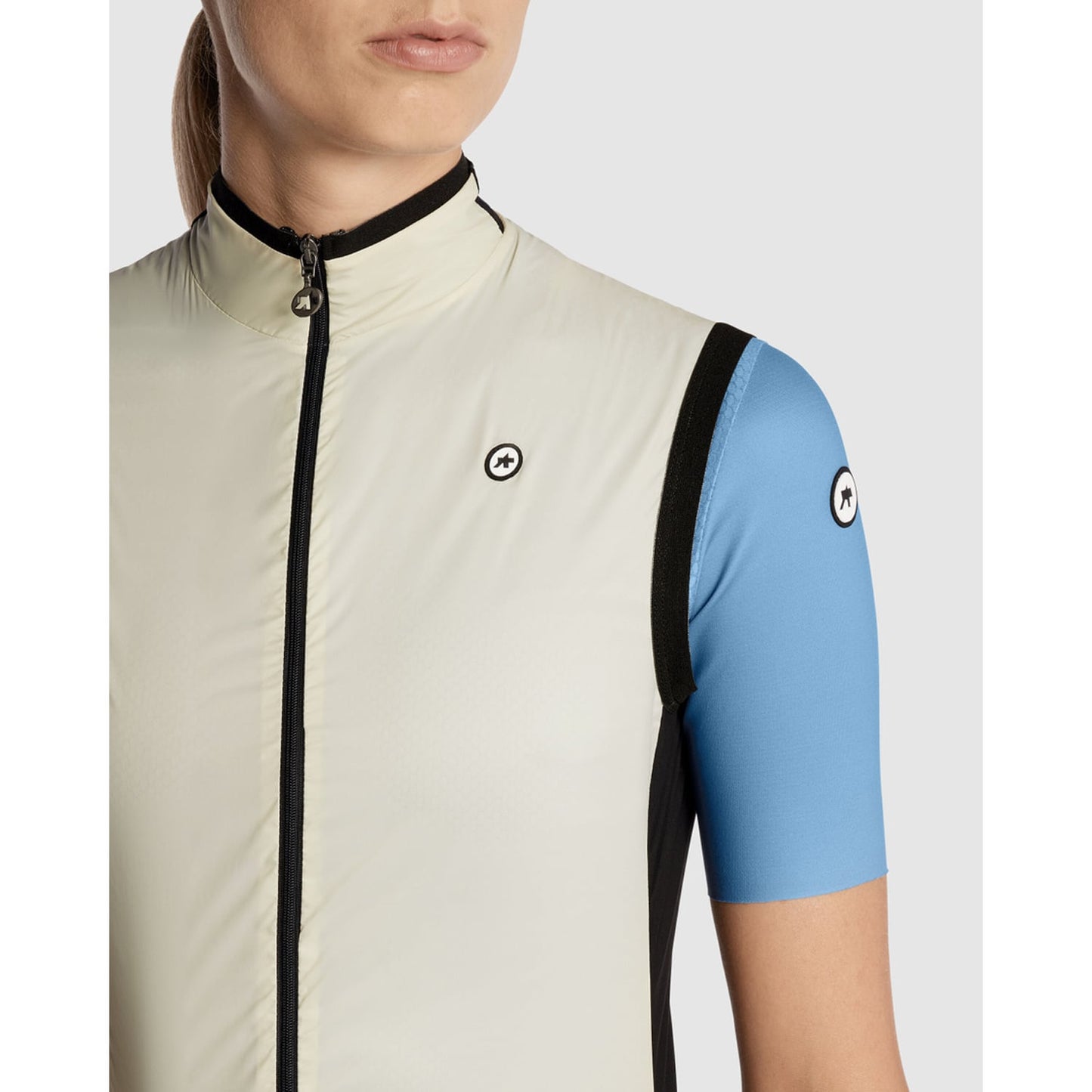 Chaqueta sin mangas ASSOS UMA GT WIND C2 Beige Mujer