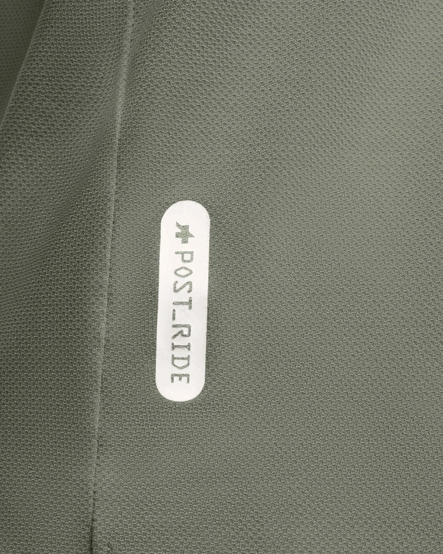 Maillot ASSOS TACTICA POST RIDE T5 Manga Corta Verde