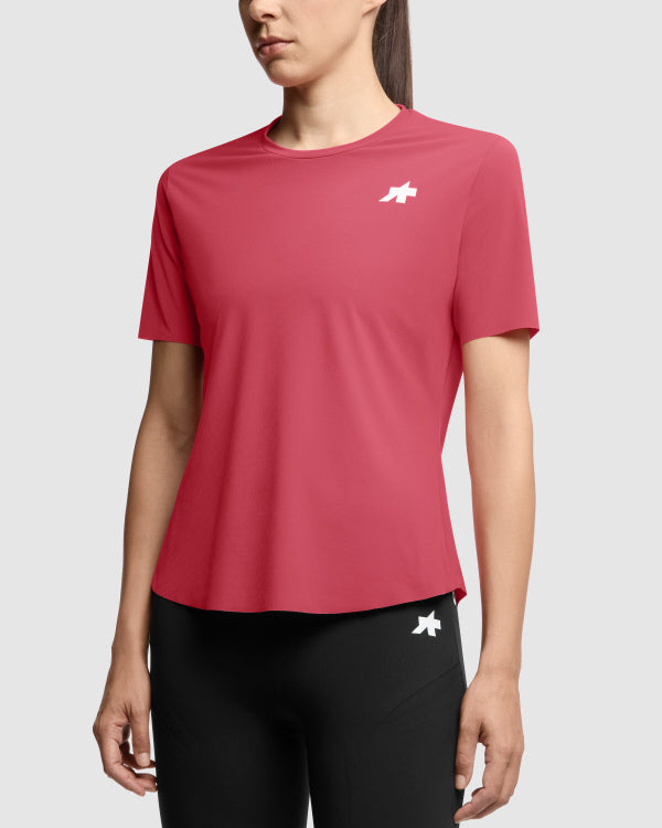 Maillot ASSOS TACTICA POST RIDE T5 Mujer Manga Corta Berry