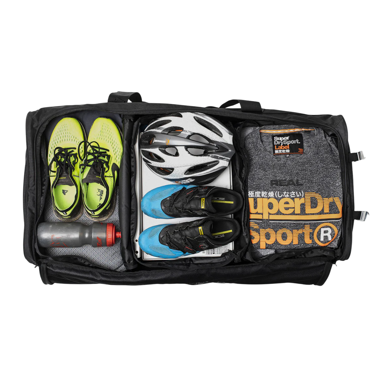 BUDS BIG BAG DUFFEL Bolsa de viaje con ruedas 170L Negro