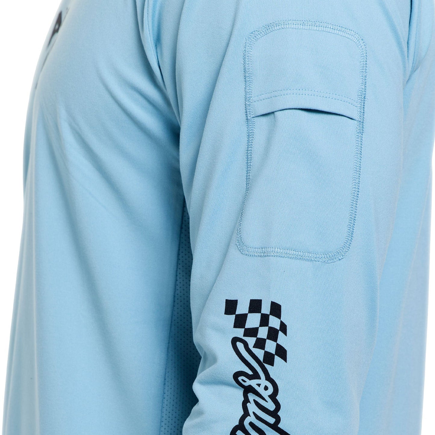 TROY LEE DESIGNS RUCKUS RIDE WAVES Maillot Manga Larga Azul
