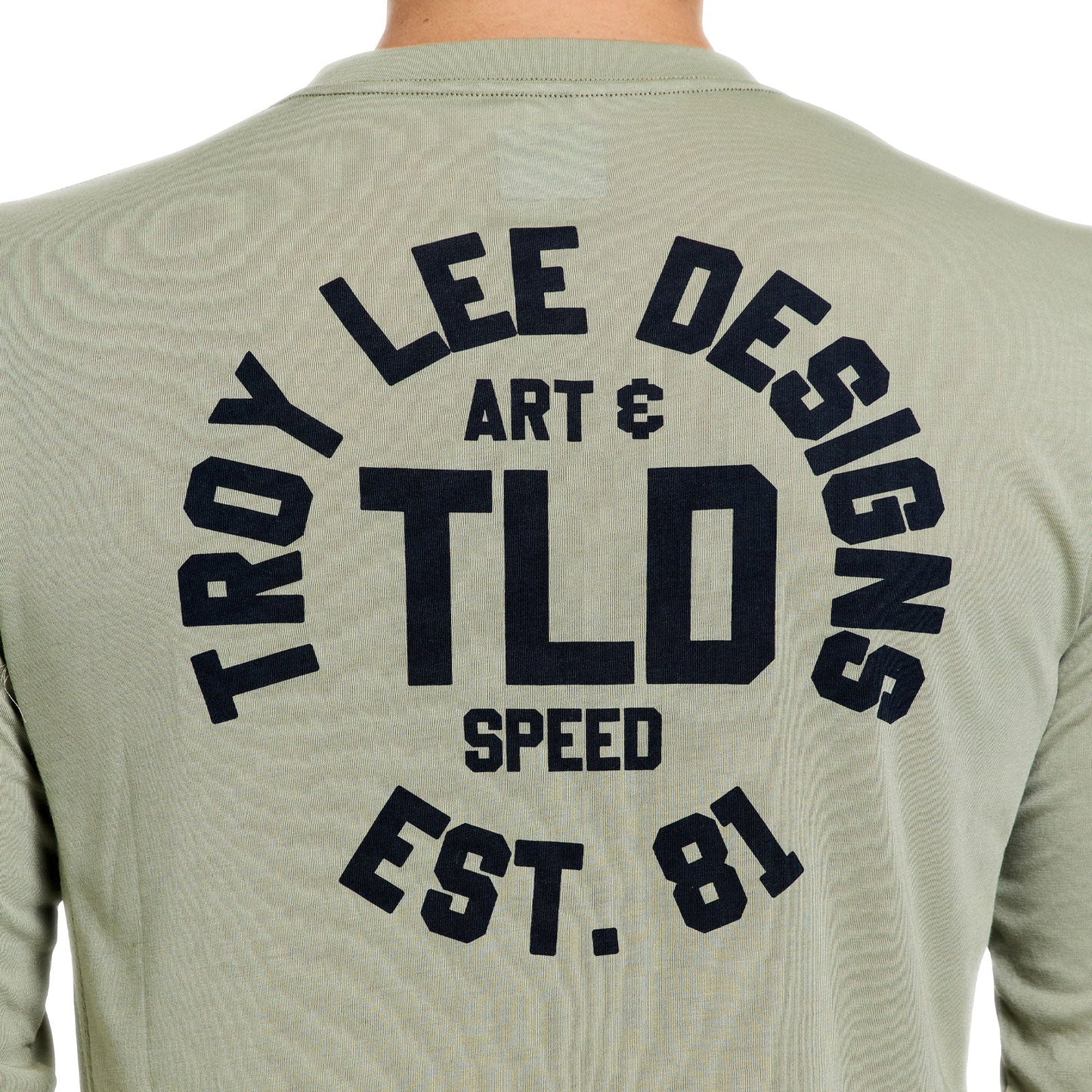 Maillot manga larga TROY LEE DESIGNS SKYLINE RIDE STAMPS Sage