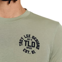 TROY LEE DESIGNSSKYLINE RIDE STAMPS Maillot Manga Corta Sage