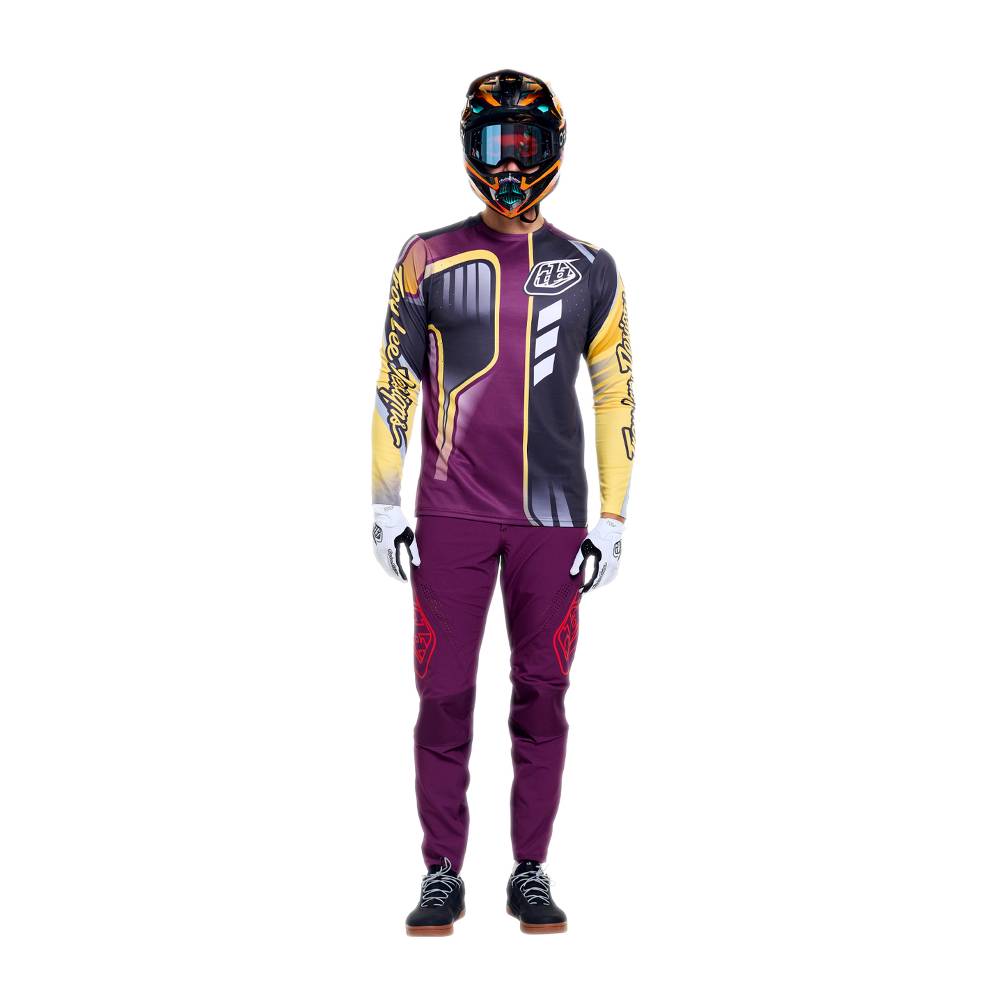 Maillot de manga larga TROY LEE DESIGNS SPRINT PRO LOWRIDER Sangria