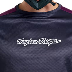 TROY LEE DESIGNS STAGE SIGNATURE Maillot Manga Larga Carbono