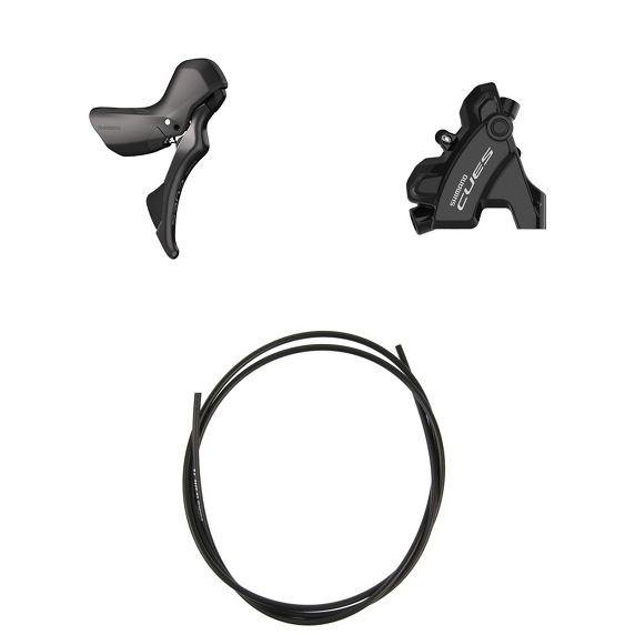 SHIMANO CUES U6030 10/11V Palancas rectas y pinzas traseras de montaje plano sin disco