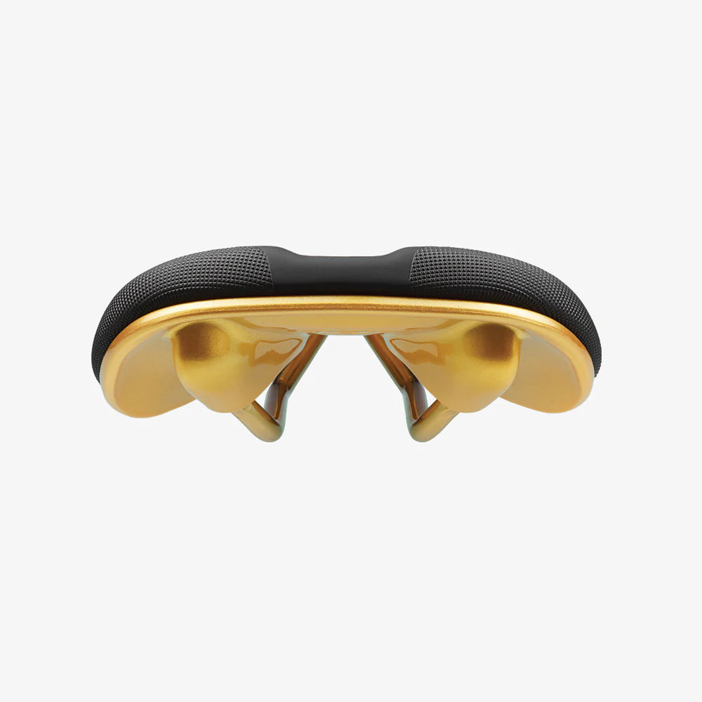 Sillín SDG BEL-AIR V3 Galactic Rails Lux-Alloy Negro/Oro
